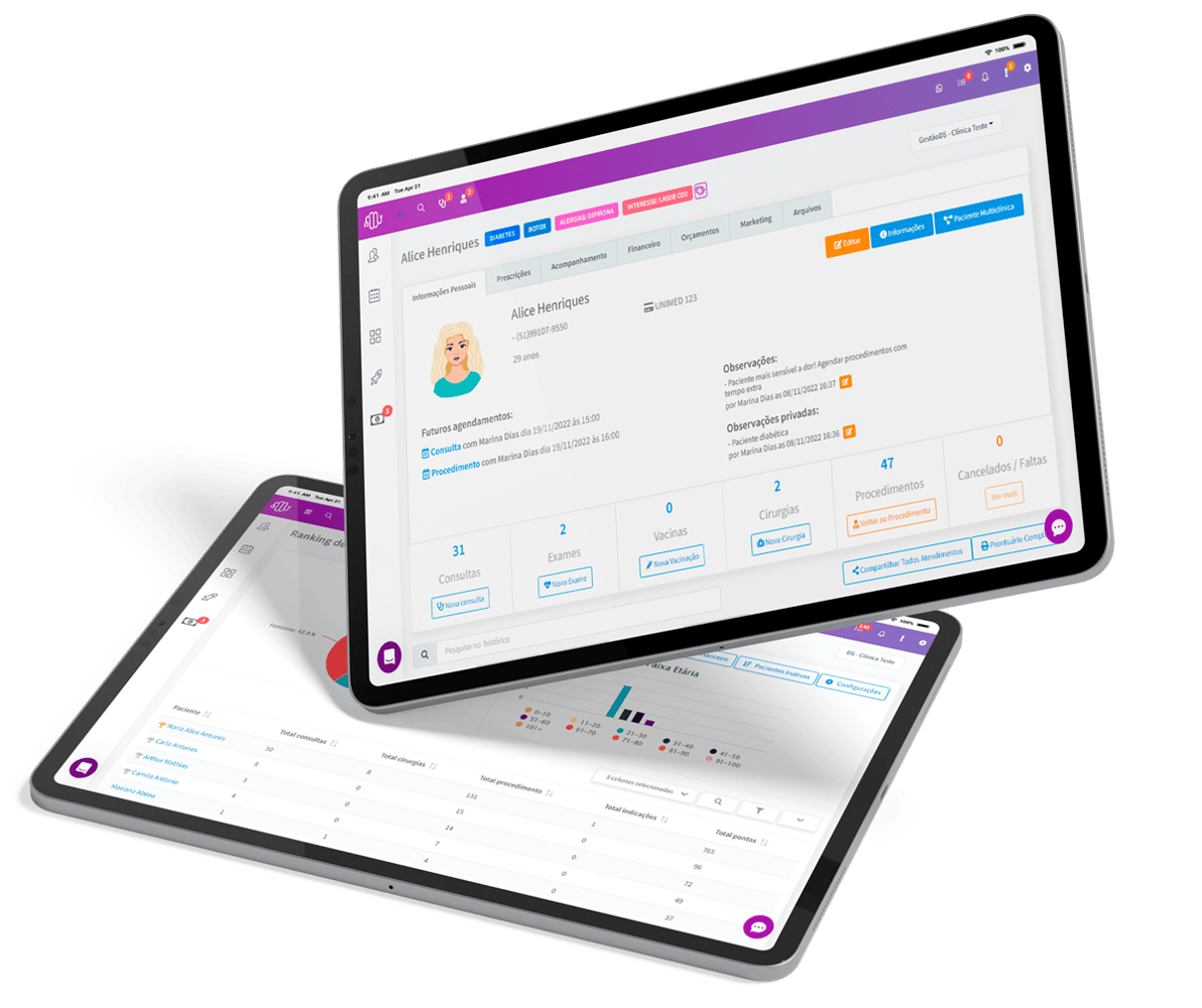 GestãoDS | Sistema médico | Prontuário Eletrônico