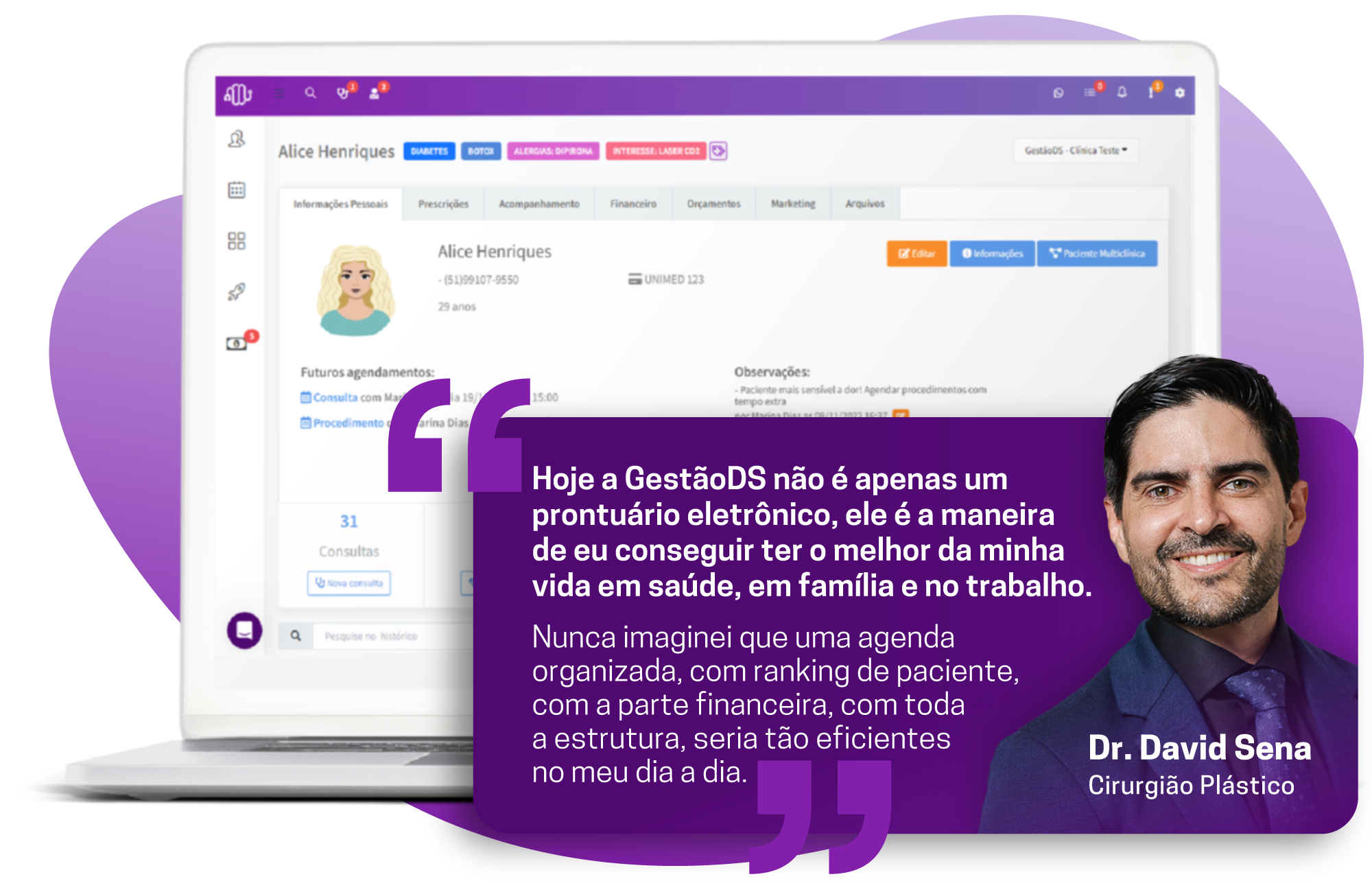 GestãoDS | Sistema de Gestão para Clínicas e Consultórios 